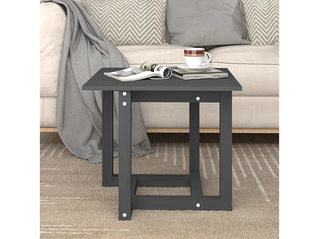 Vente-unique, table basse en bois, photo du marchand
