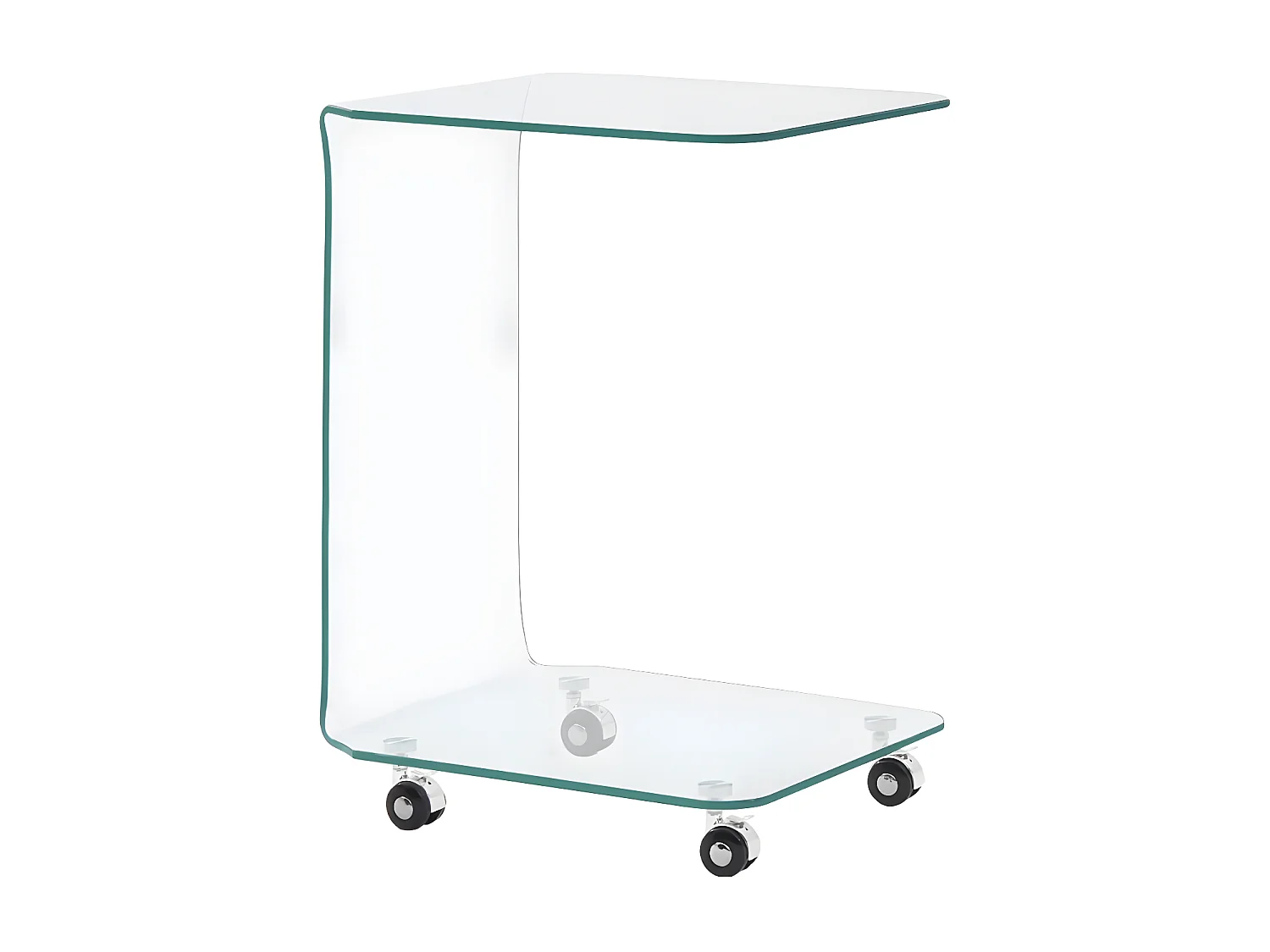 Les Tendances, table d’appoint en verre, photo du marchand