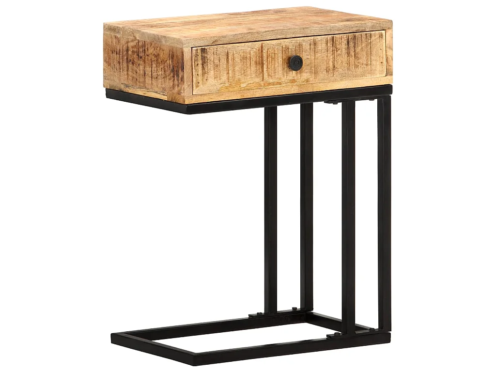 Les Tendances, table d’appoint en bois, photo du marchand