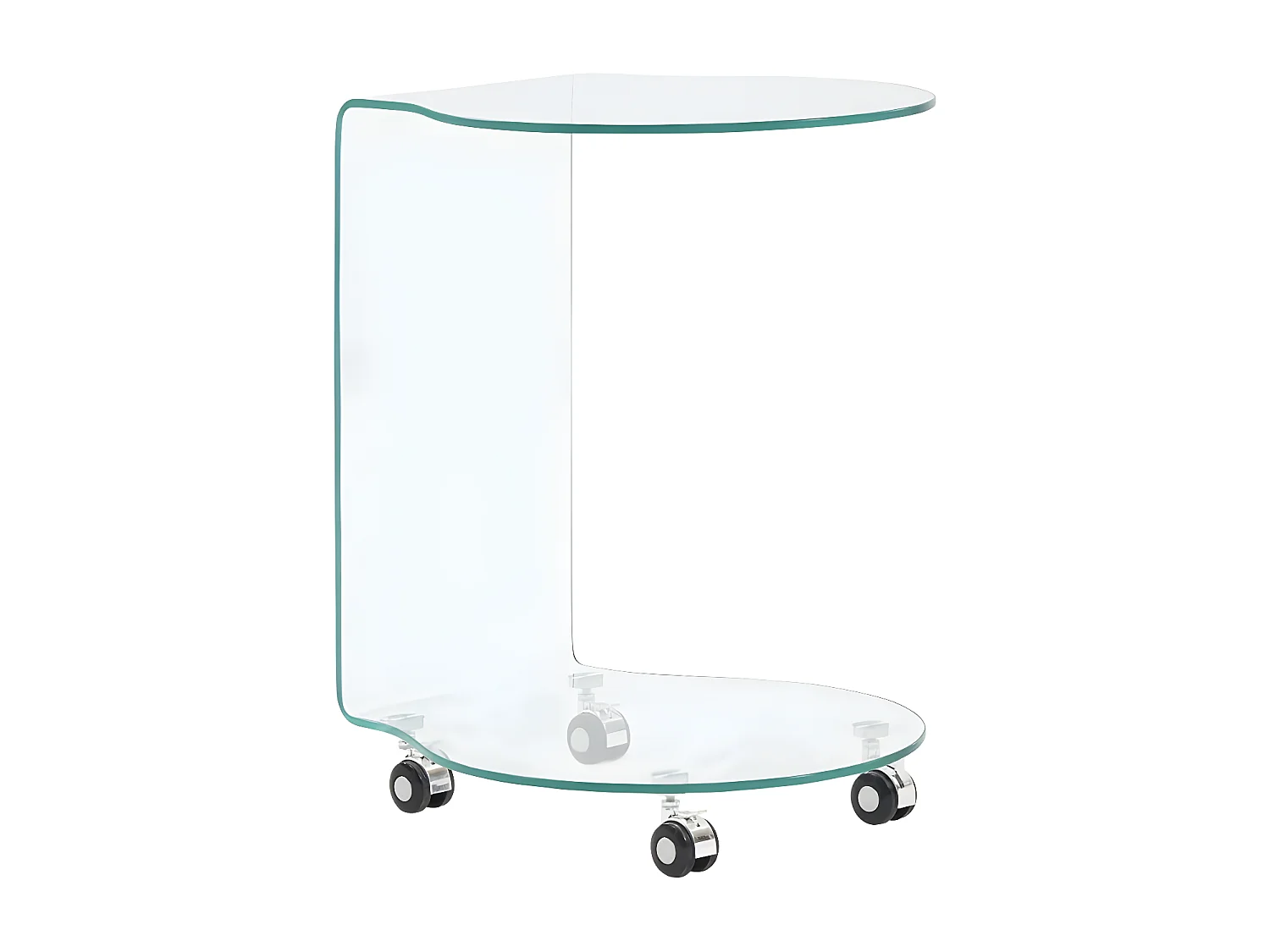 Les Tendances, table d’appoint en verre, photo du marchand