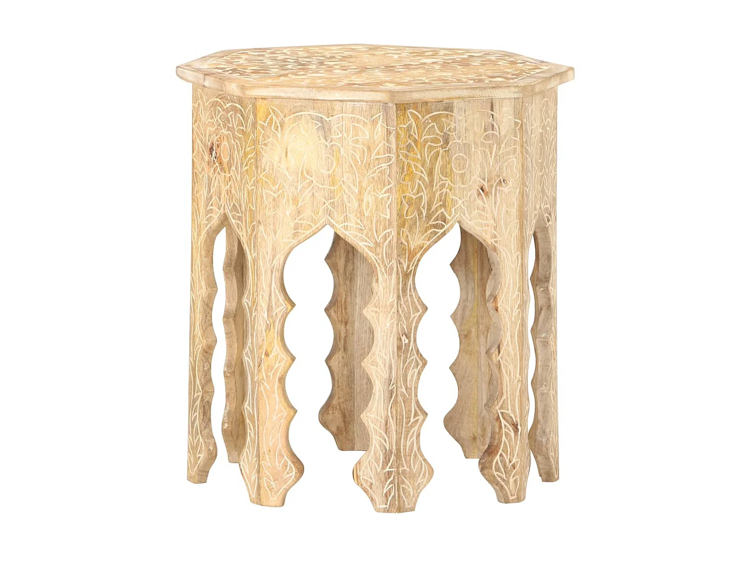 Les Tendances, table d’appoint en bois, photo du marchand