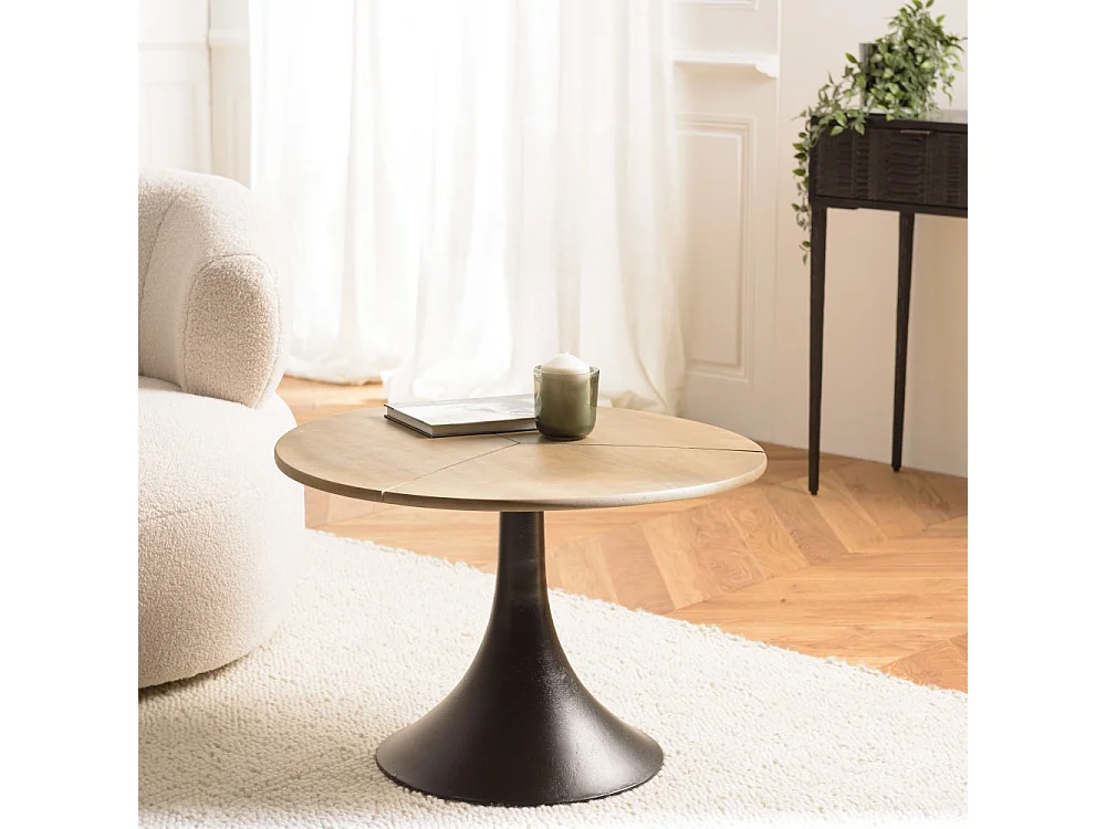 Macabane James, table d’appoint en bois, photo du marchand