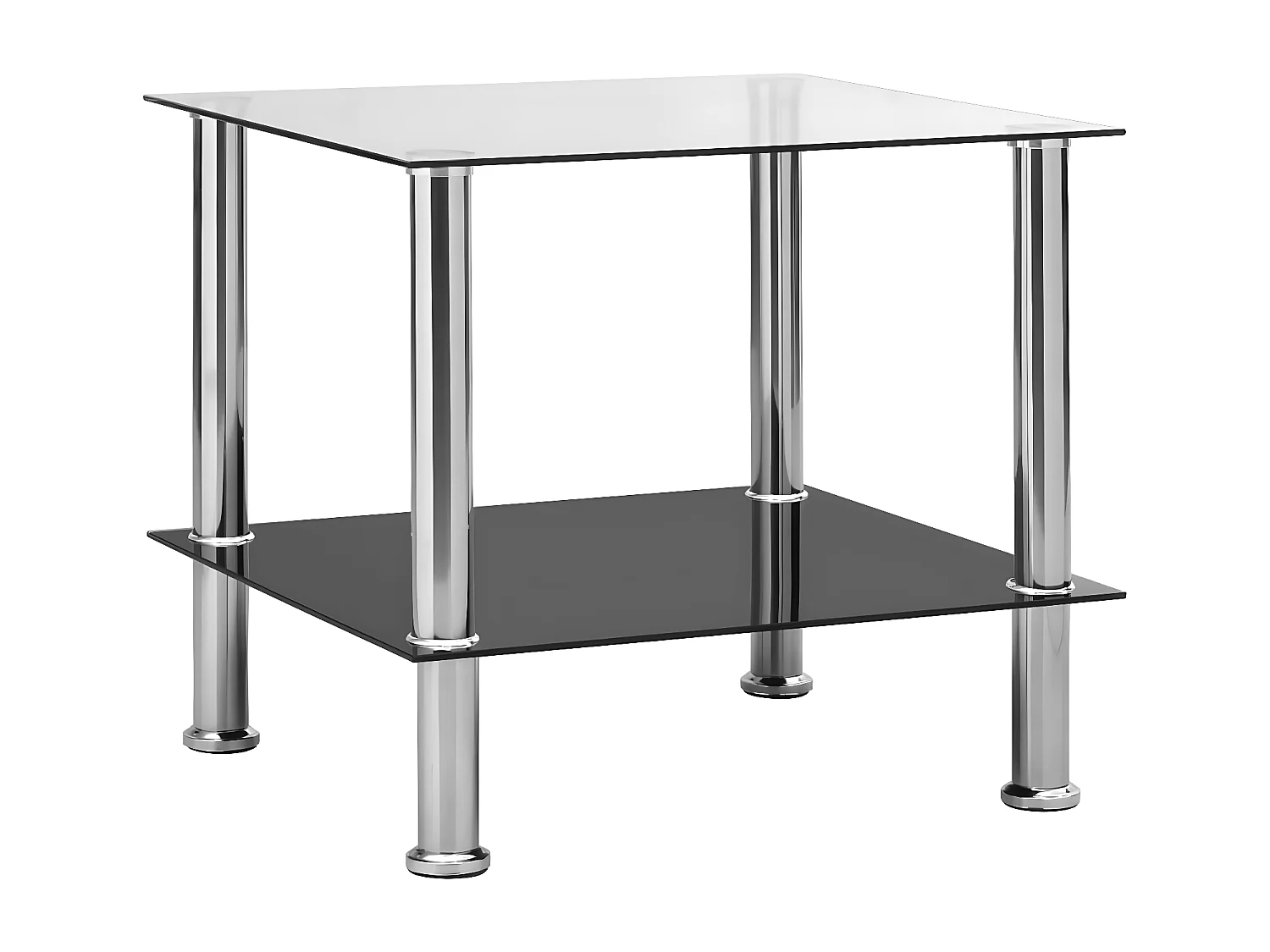 Clicnbuy, table d’appoint en verre, photo du marchand