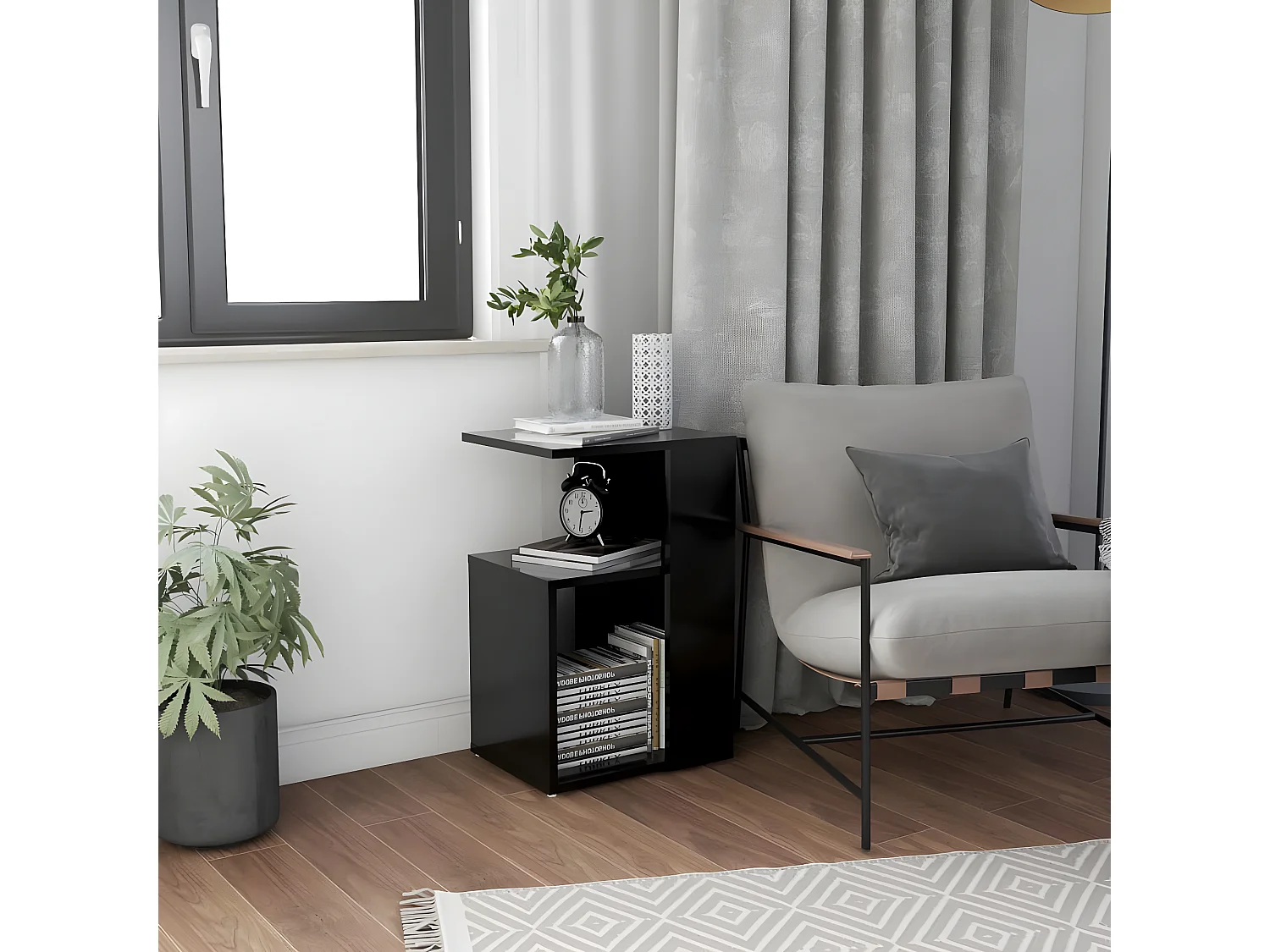 Clicnbuy, table d’appoint en panneau, photo du marchand