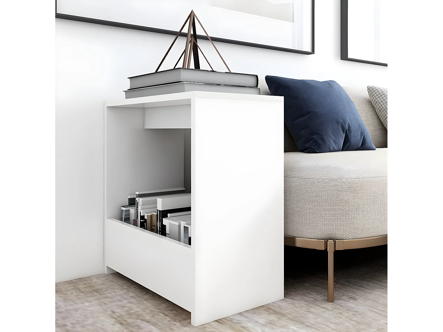 Clicnbuy, table d’appoint en panneau, photo du marchand