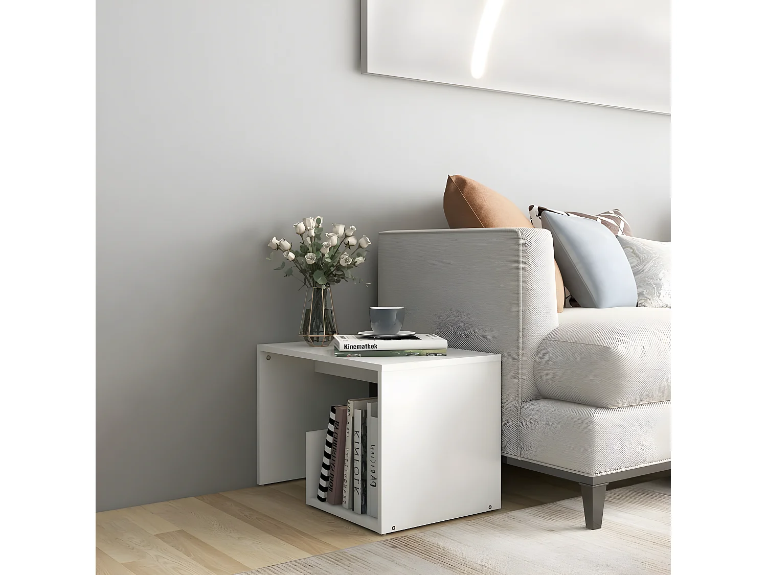 Clicnbuy, table d’appoint en panneau, photo du marchand