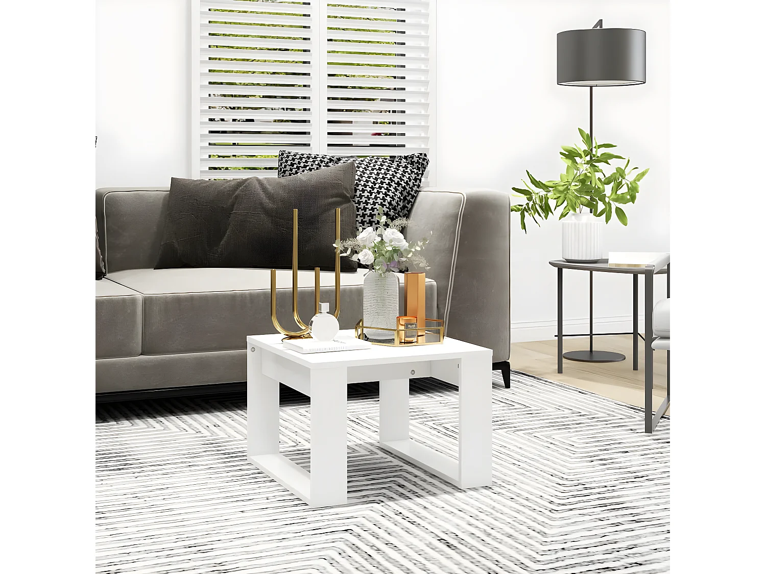 Clicnbuy, table d’appoint en panneau, photo du marchand