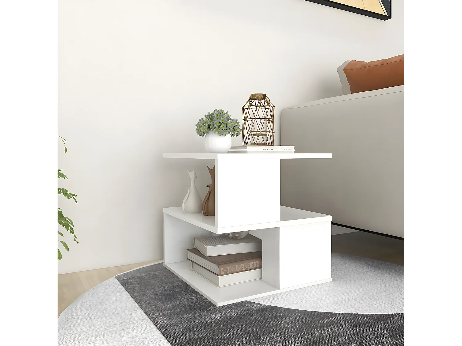 Clicnbuy, table d’appoint en panneau, photo du marchand