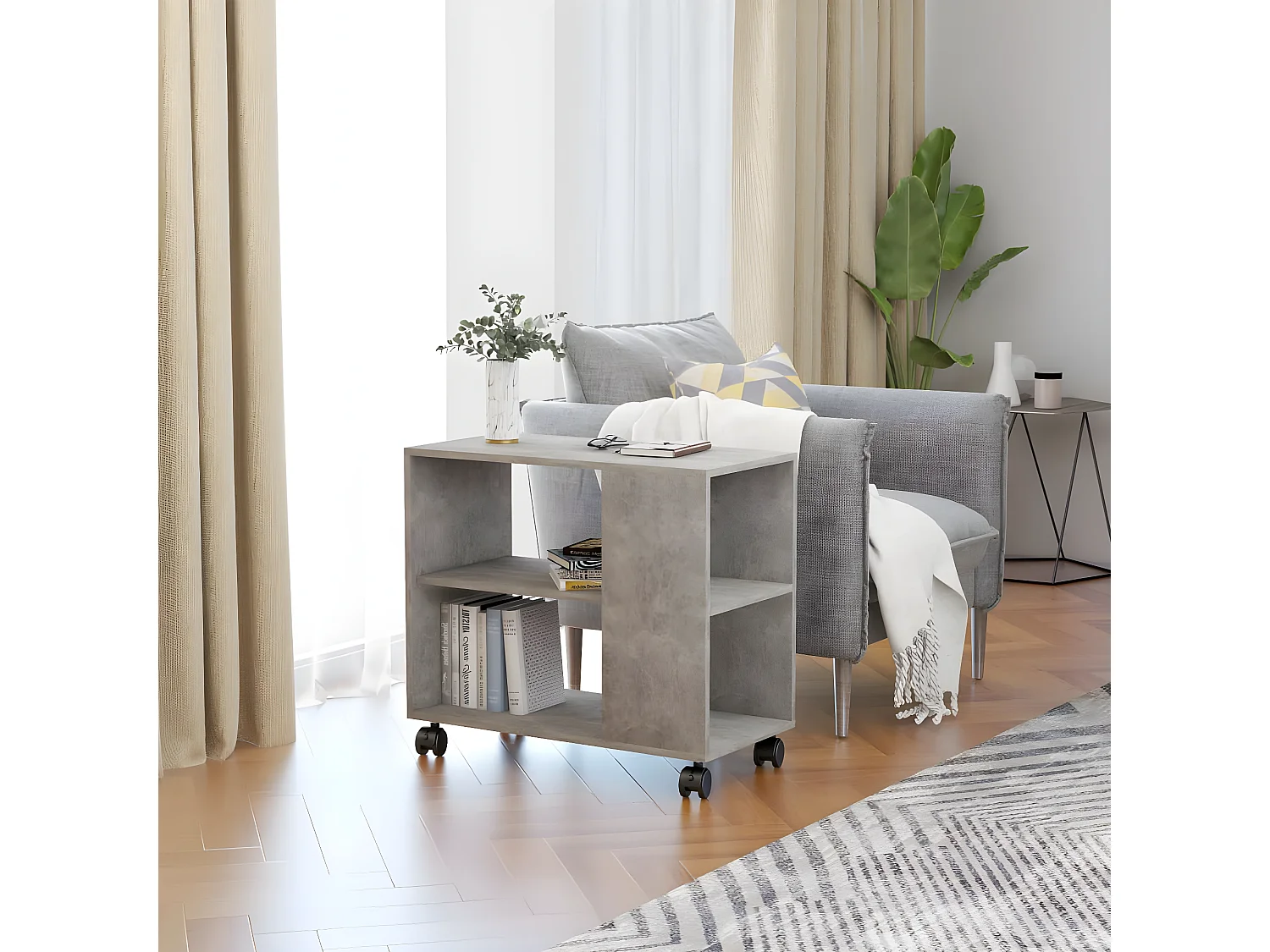 Clicnbuy, table d’appoint en panneau, photo du marchand