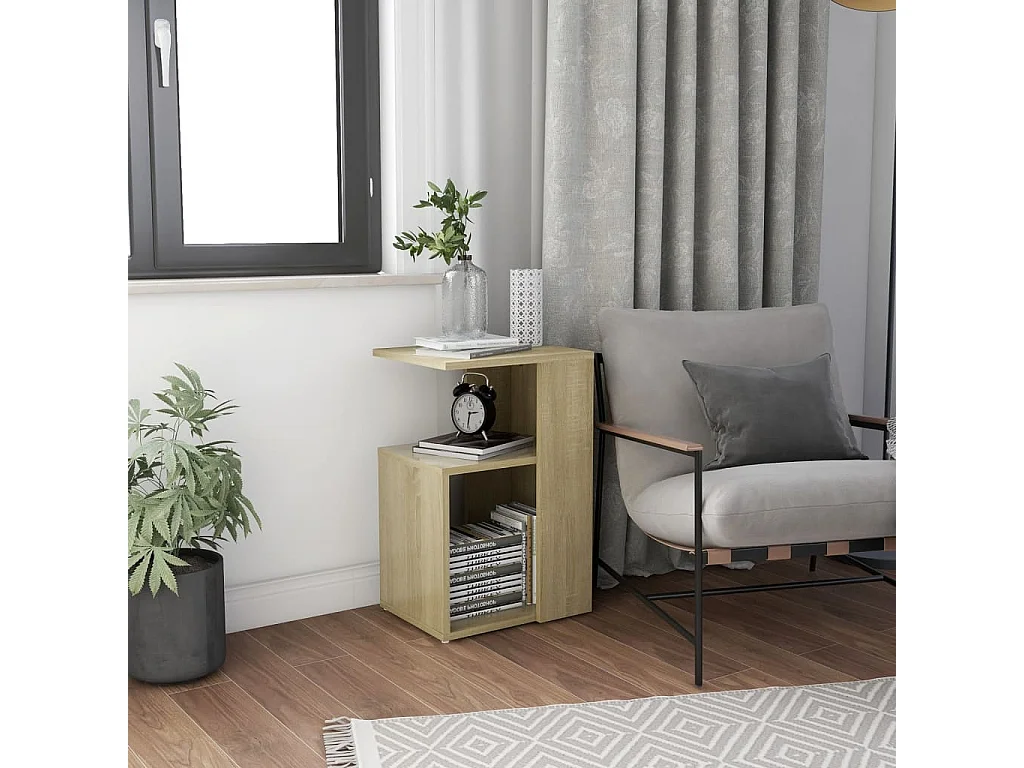 Clicnbuy, table d’appoint en bois, photo du marchand