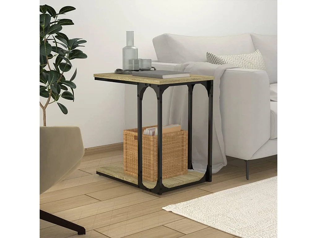 Clicnbuy, table d’appoint en bois, photo du marchand