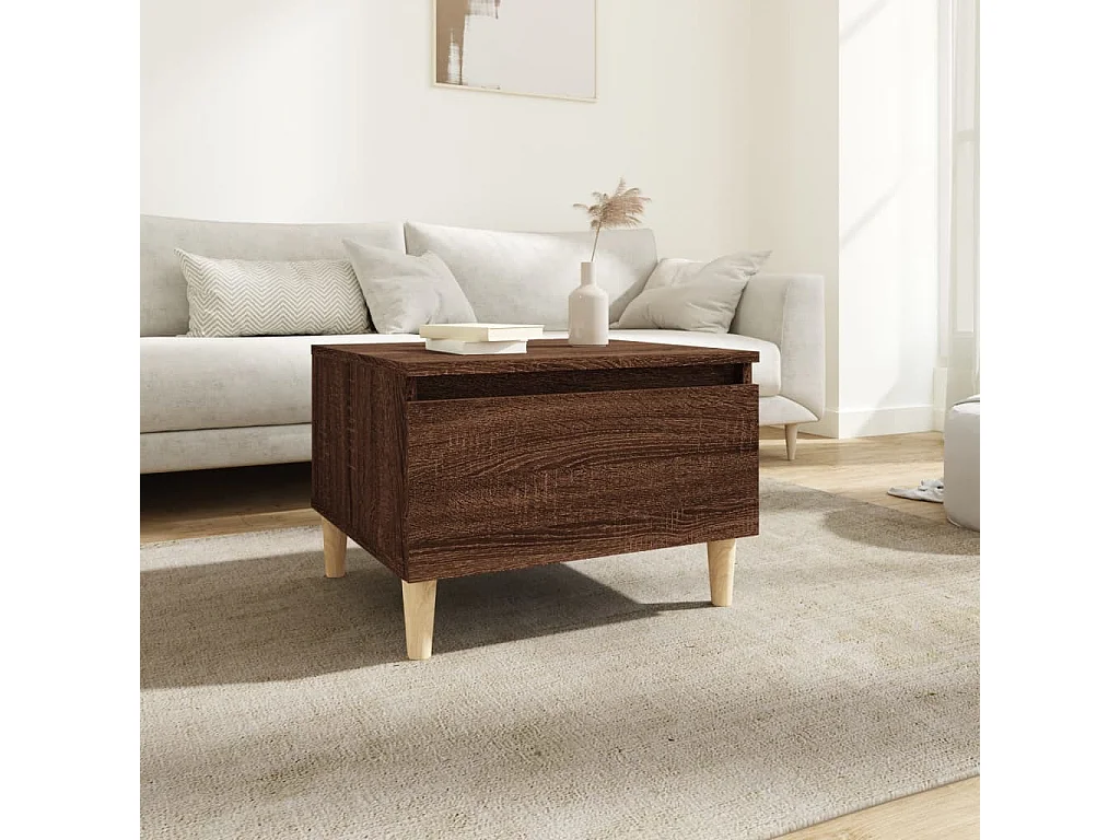 Clicnbuy, table d’appoint en bois, photo du marchand