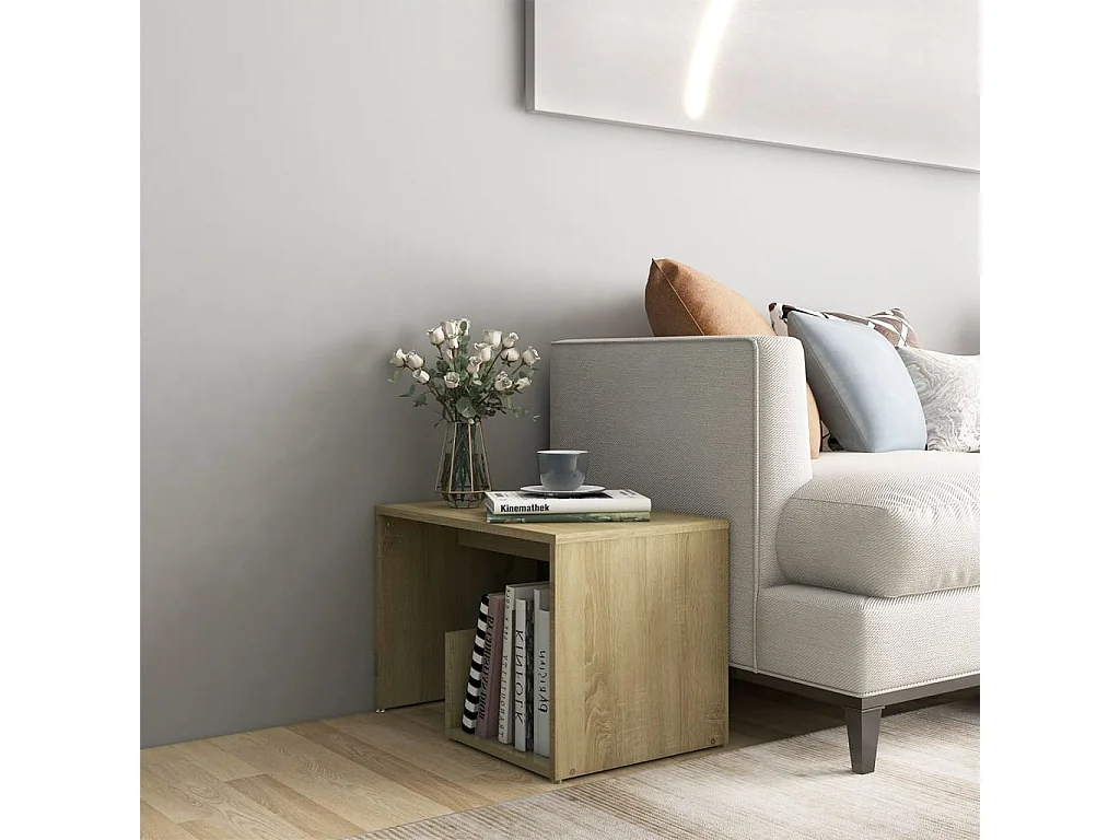 Clicnbuy, table d’appoint en bois, photo du marchand