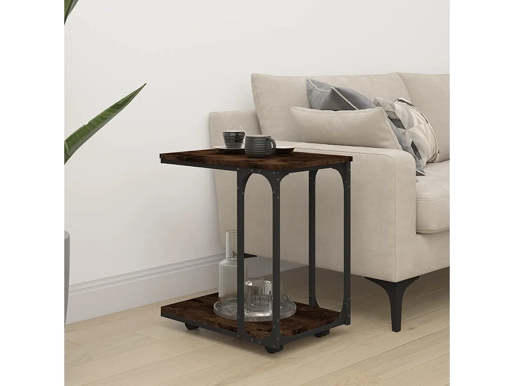 Clicnbuy, table d’appoint en bois, photo du marchand