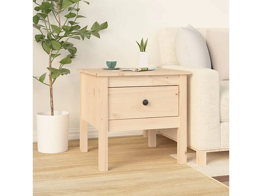 Clicnbuy, table d’appoint en bois, photo du marchand