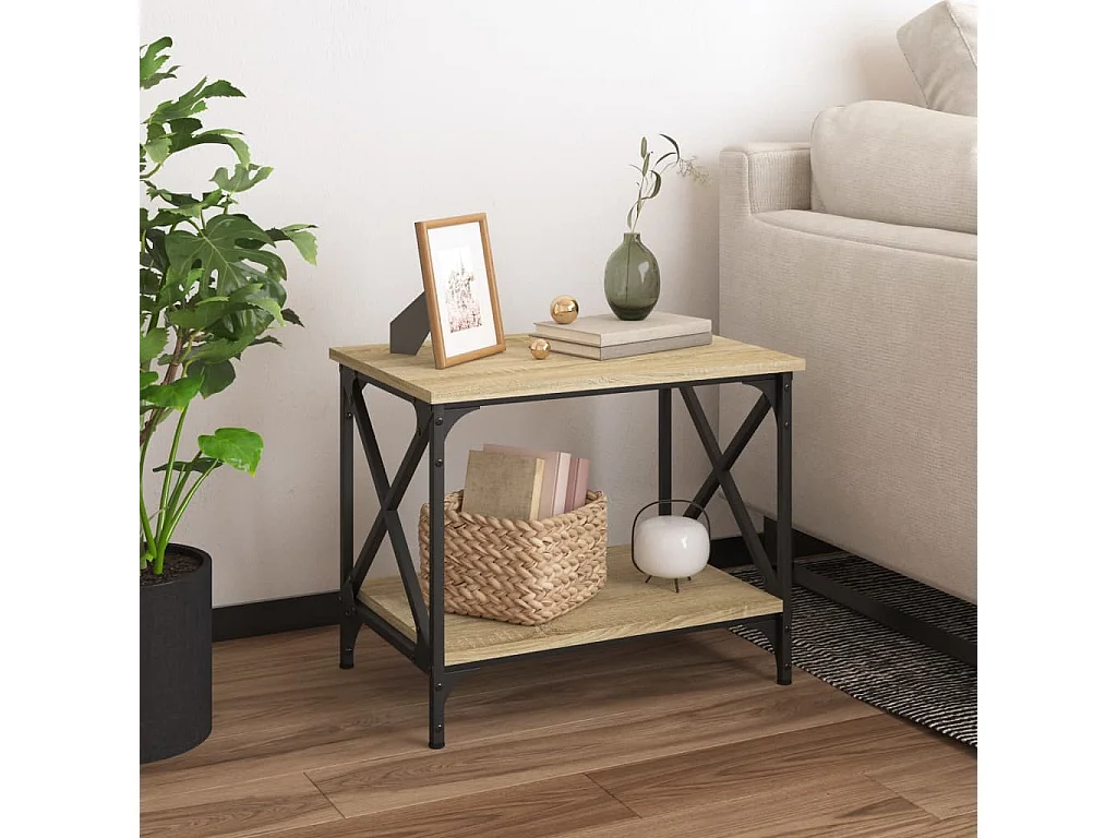 Clicnbuy, table d’appoint en bois, photo du marchand