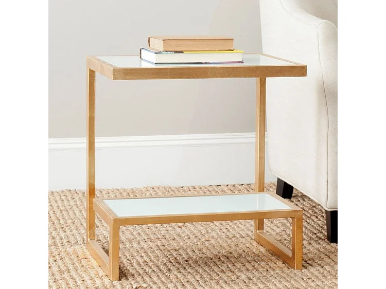 Vente-unique Cloe, table d’appoint en métal, photo du marchand