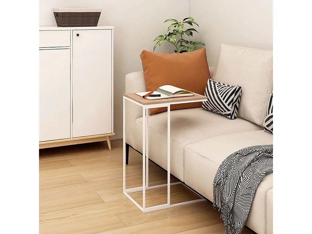 Les Tendances, table d’appoint en bois, photo du marchand