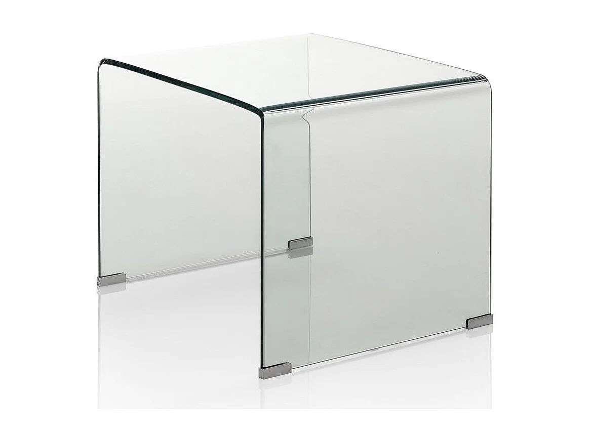 Les Tendances, table d’appoint en verre, photo du marchand