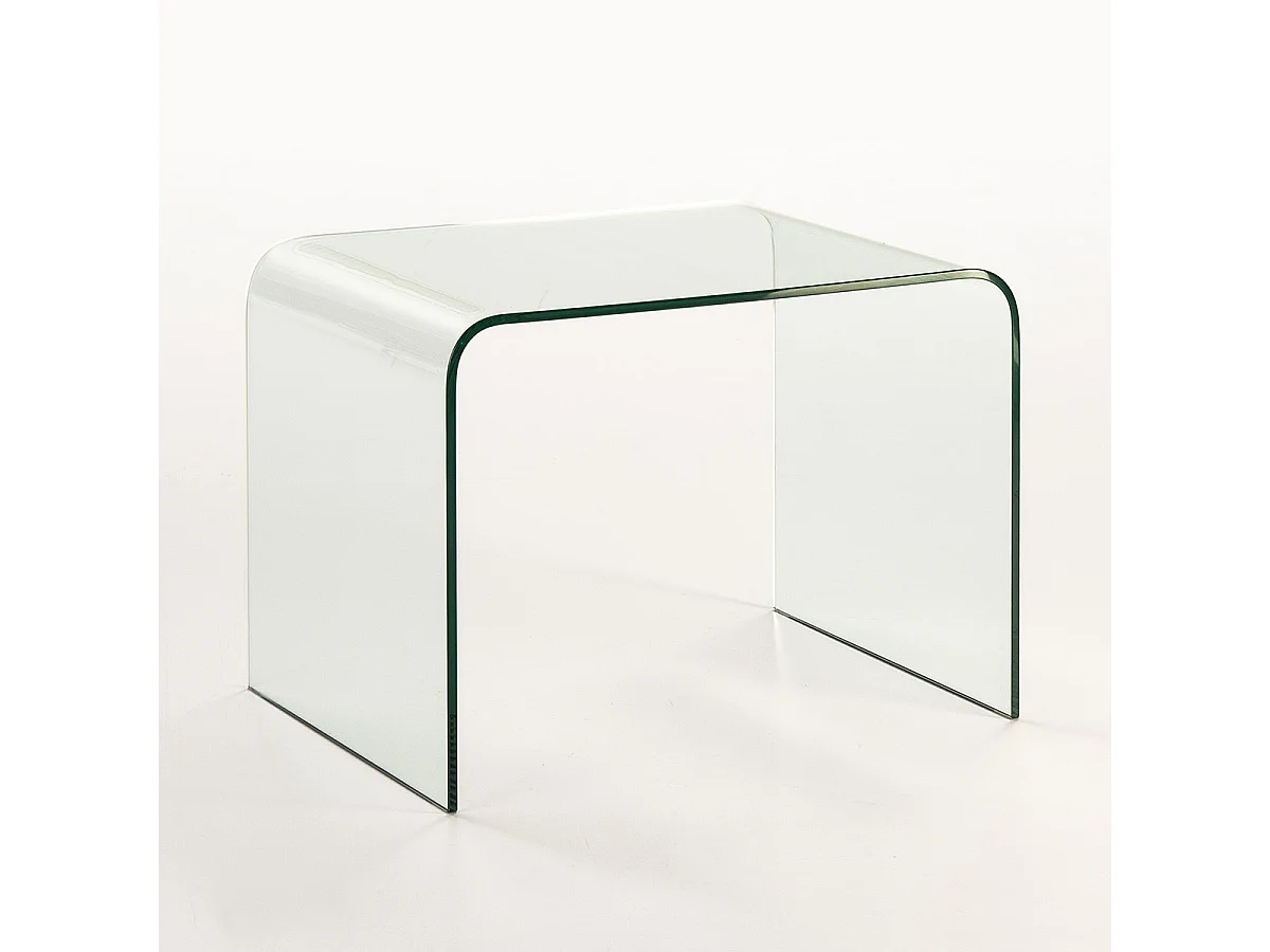 Les Tendances, table d’appoint en verre, photo du marchand