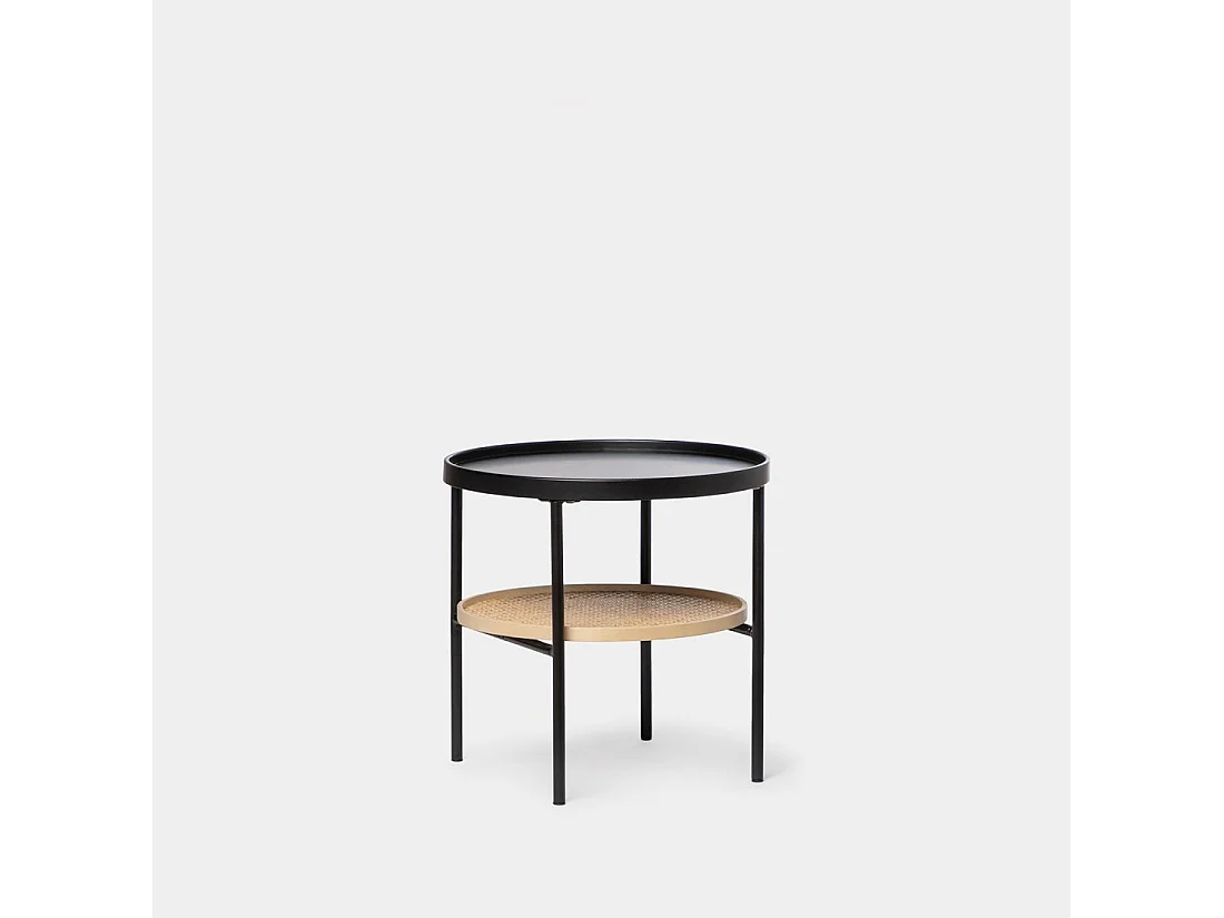 Vente-unique, table d’appoint en métal, photo du marchand