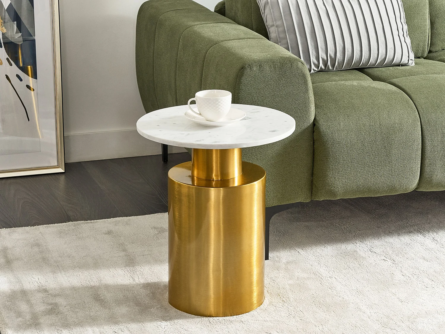 Beliani Ariaga, table d’appoint en métal, photo du marchand