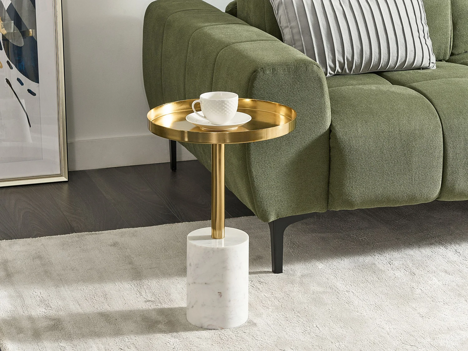 Beliani Camelo, table d’appoint en métal, photo du marchand