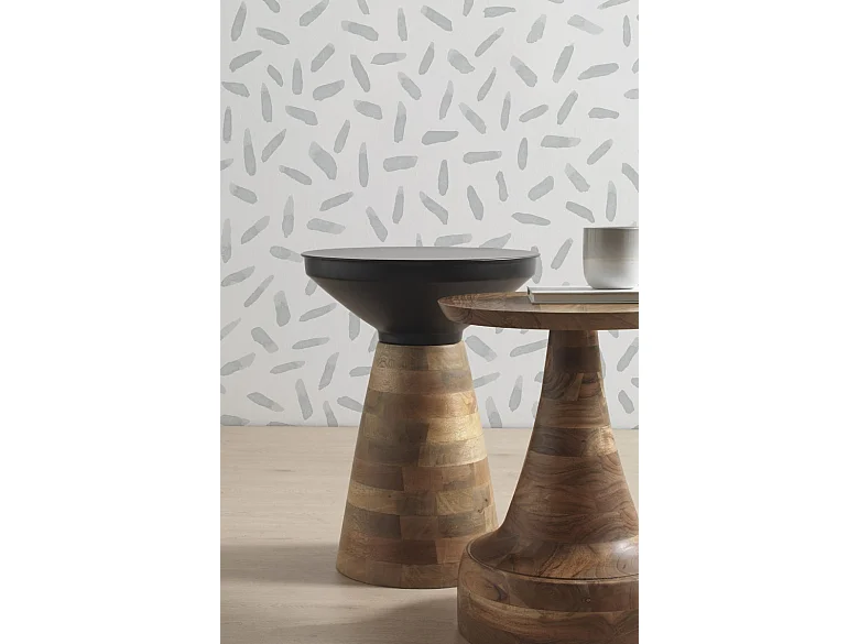 Vente-unique, table d’appoint en bois, photo du marchand