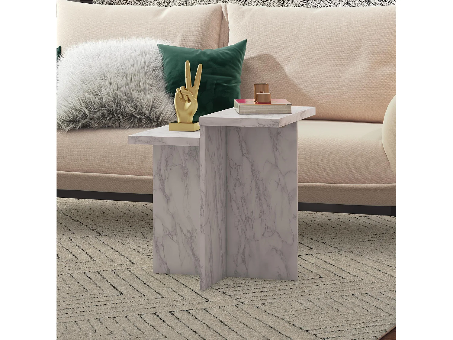 Loft24, table basse en résine, photo du marchand