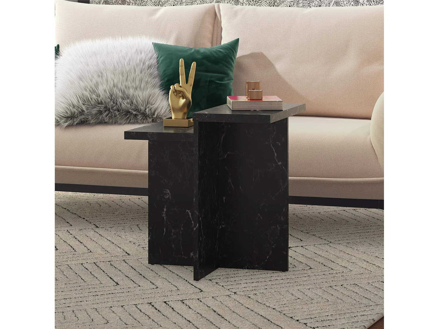Loft24, table basse en résine, photo du marchand