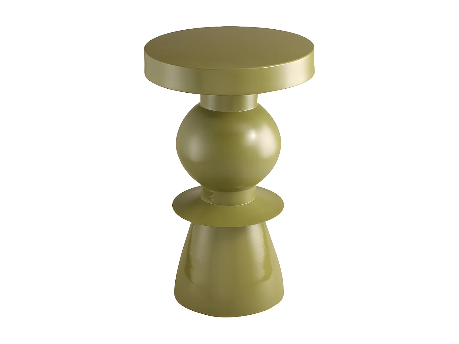Vente-unique, table d’appoint en métal, photo du marchand