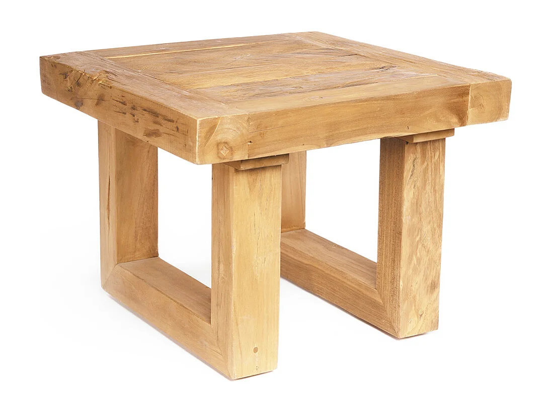 Bazar Bizar, table d’appoint en bois massif, photo du marchand