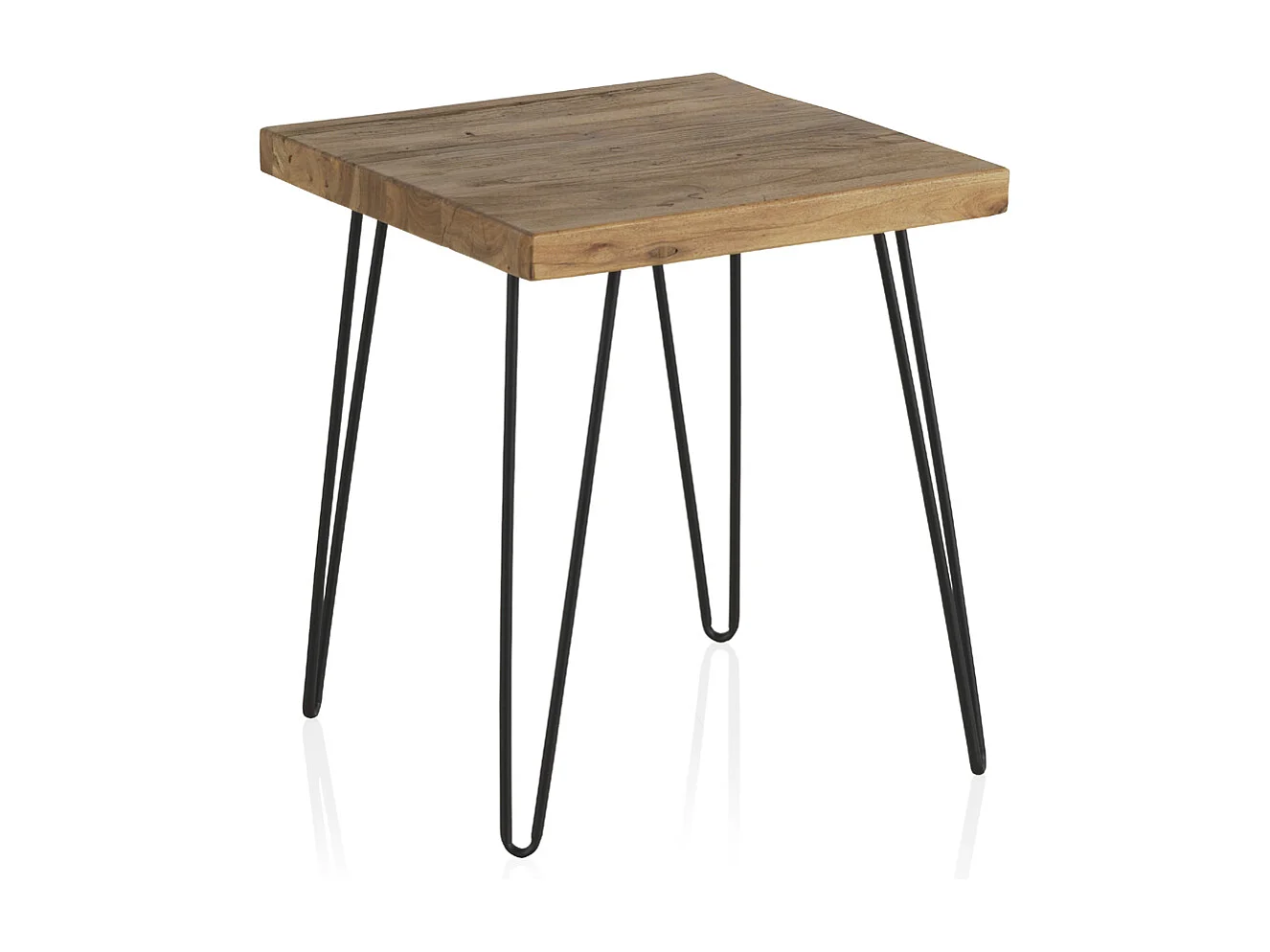 Vente-unique, table d’appoint en bois, photo du marchand