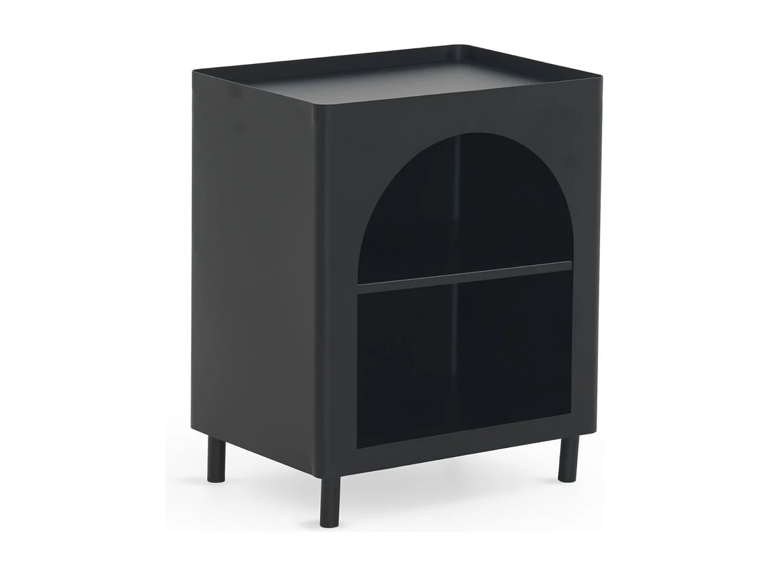 Vente-unique, table d’appoint en métal, photo du marchand