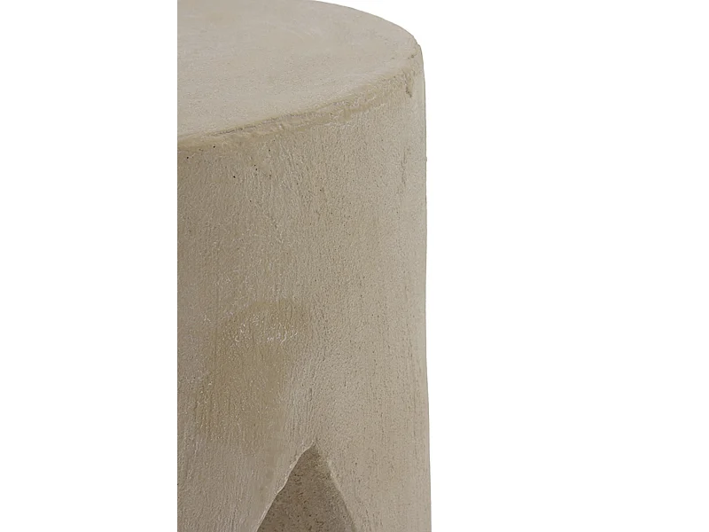 Vente-unique, table d’appoint en résine, photo du marchand