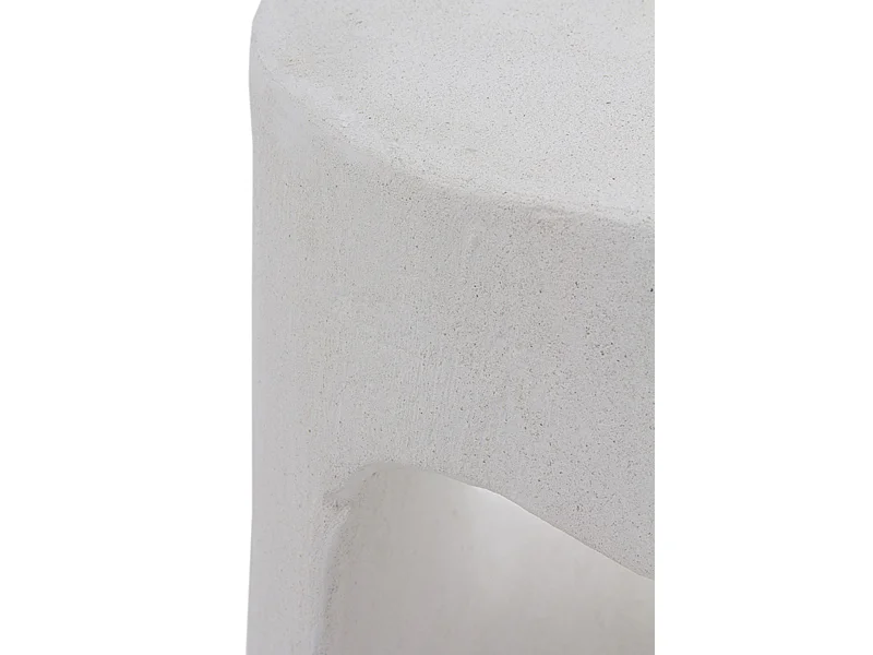 Vente-unique, table d’appoint en résine, photo du marchand