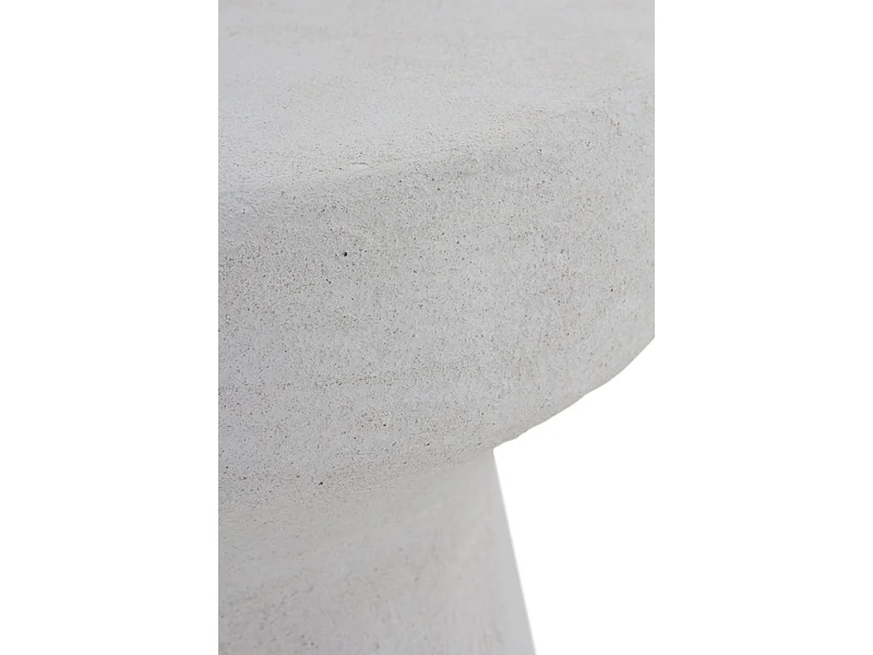 Vente-unique, table d’appoint en résine, photo du marchand