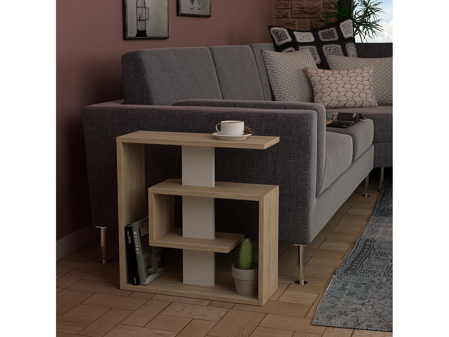 Dema Home Solutions Saly, table d’appoint en panneau, photo du marchand