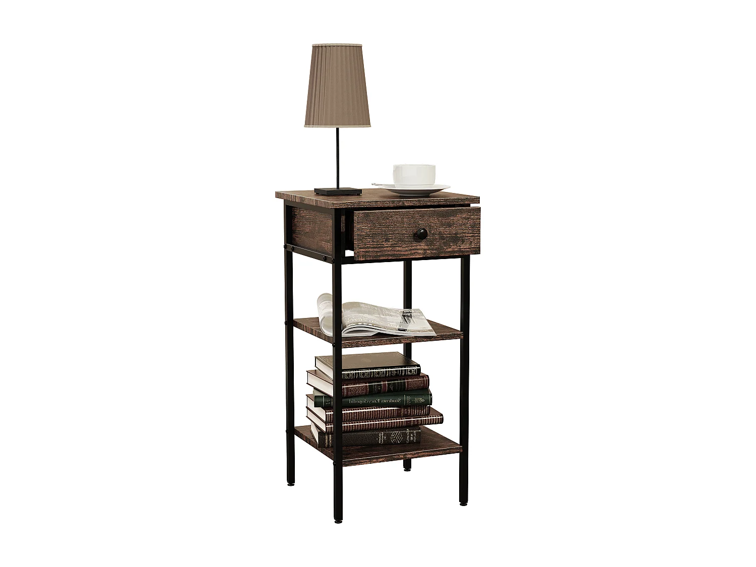 VCM, table de chevet en bois, photo du marchand