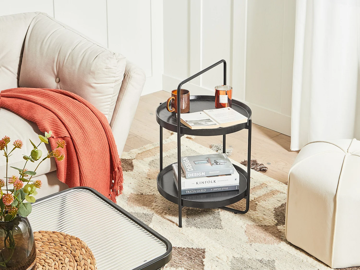 Beliani Evart, table d’appoint en panneau, photo du marchand
