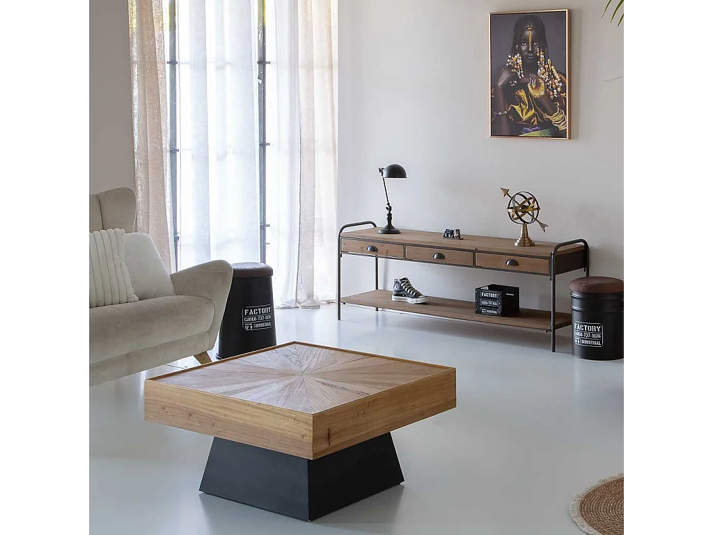 Wanderlust, table d’appoint en bois, photo du marchand