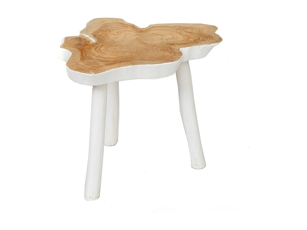 Bazar Bizar, table d’appoint en bois massif, photo du marchand