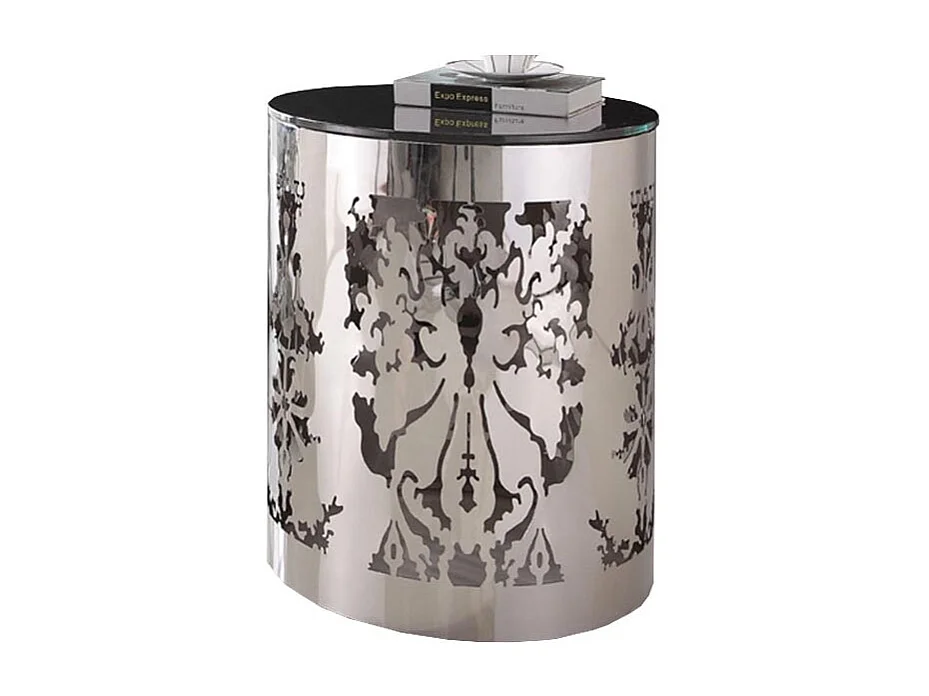 La maison du canapé Glossy, table d’appoint en verre, photo du marchand