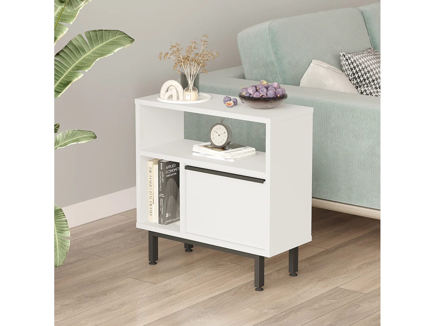 en.casa, table d’appoint en panneau, photo du marchand