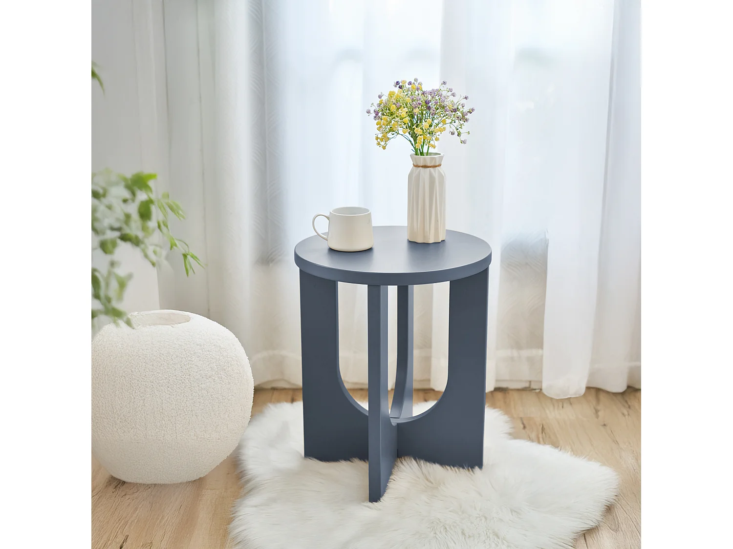 en.casa, table d’appoint en panneau, photo du marchand