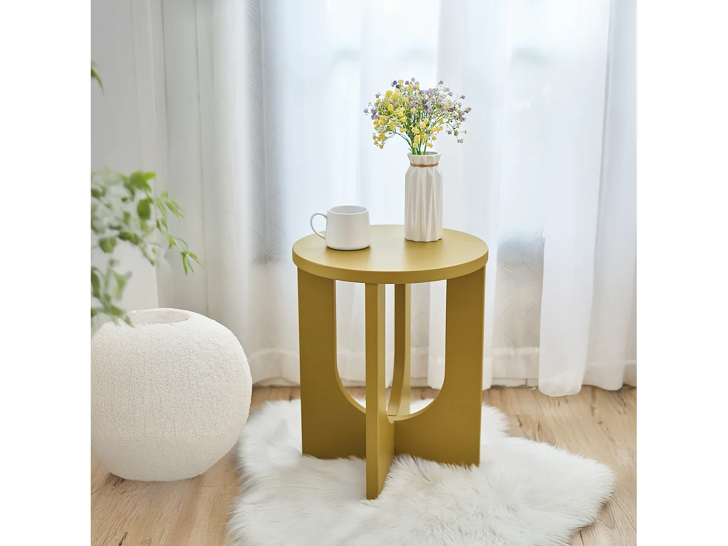 en.casa, table d’appoint en panneau, photo du marchand