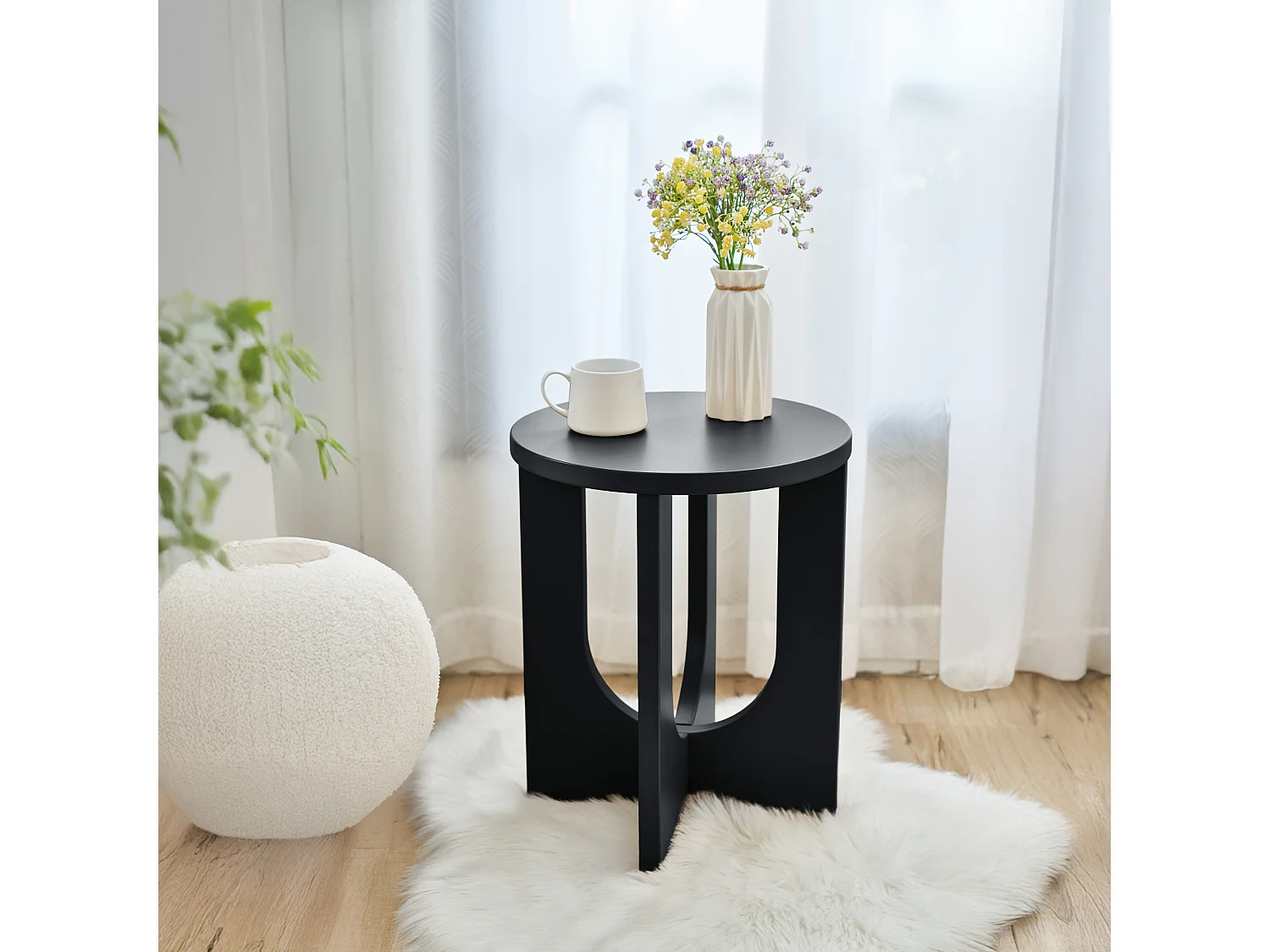 en.casa, table d’appoint en panneau, photo du marchand