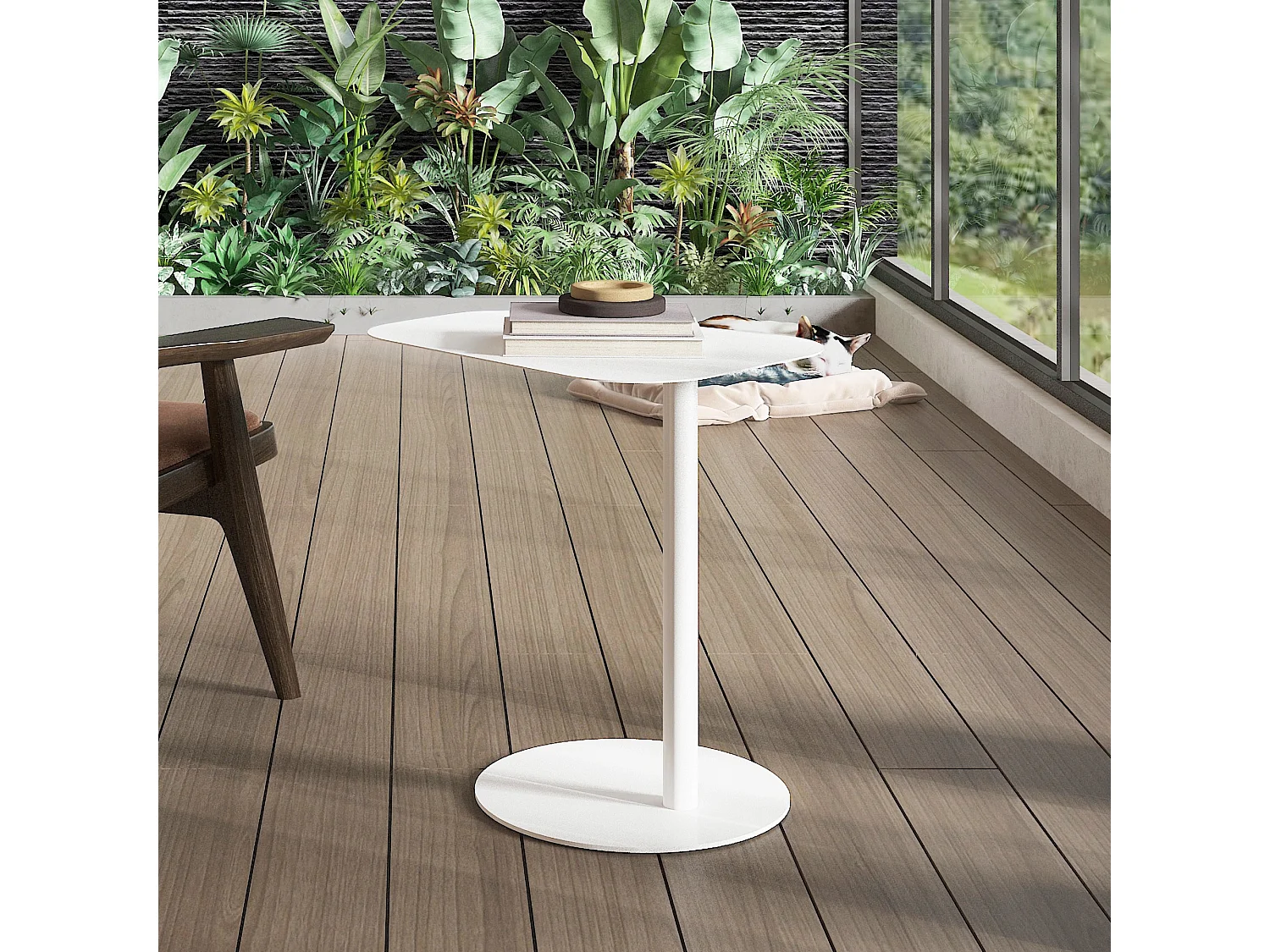en.casa, table d’appoint en métal, photo du marchand