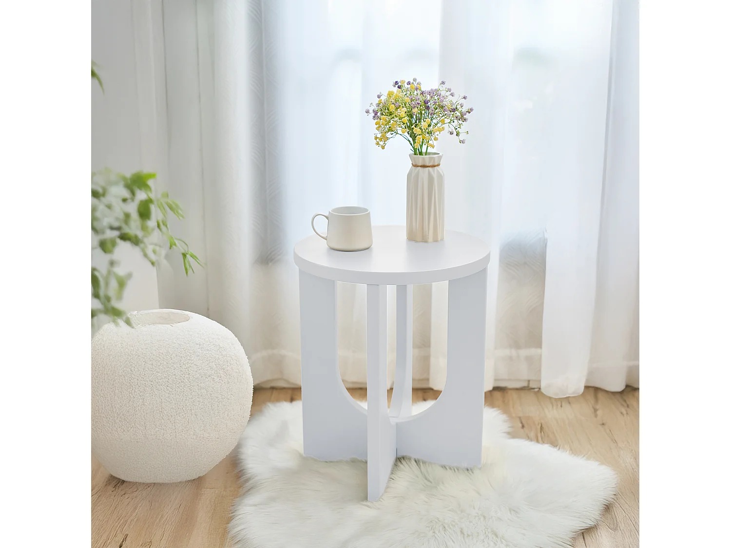 en.casa, table d’appoint en panneau, photo du marchand