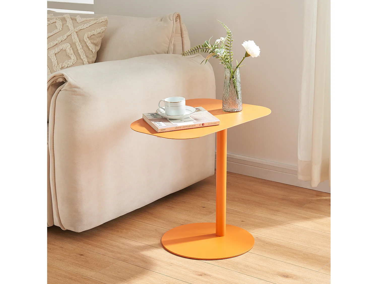 en.casa, table d’appoint en métal, photo du marchand